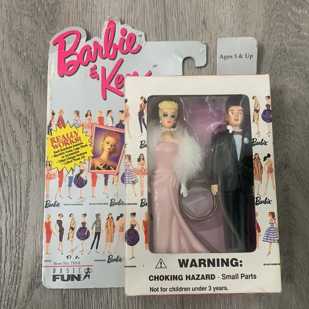 Vintage Barbie and Ken Keychains - Picture 2 of 4